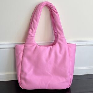 A NEW DAY Pink Non-Leather Puffer Tote Bag